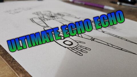 Drawing my version of Ben 10 Ultimate Echo Echo