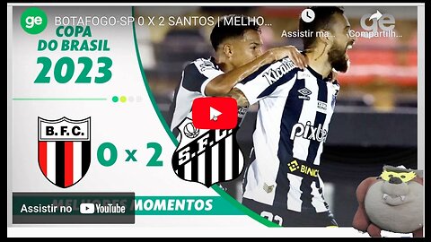 BRAZIL, Cup 2023 , BOTAFOGO SP 0x2 SANTOS - jogo ida