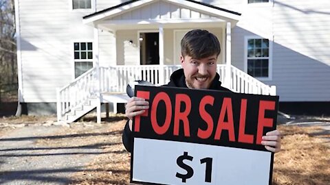 Mrbeast SELLING HOUSES FOR $1 PART 1🤯😱🏠