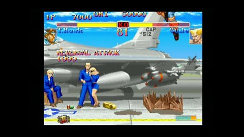 Hyper Street Fighter 2 Nerf AI (PS2) - T.Hawk (Super) - Hardest - No Continues