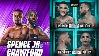 CRAWFORD vs SPENCE Jr. / UFC 291 (Live Commentary)
