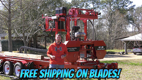 Free shipping on Sawmill Blades for February 2024!