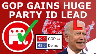 BREAKING: Republicans Take MASSIVE Party ID Lead as Biden's Approval Hits NEW LOWS