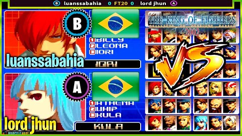 The King of Fighters 2002 (luanssabahia Vs. lord jhun) [Brazil Vs. Brazil] 1:14:50