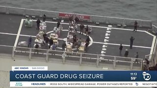 Coast Guard seizes $223M in drugs in Pacific Ocean, offloads in San Diego