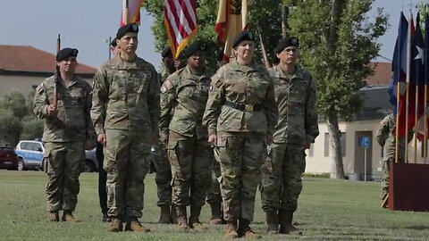 414th Contracting Support Brigade Change of Command ceremony