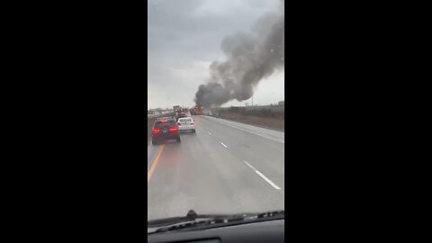 Highway 401 Fire