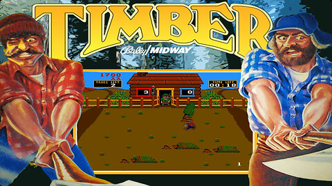 Timber: Arcade Game(1984 Bally Midway)