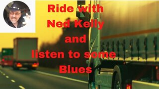 Tears of a Woman on the radio while we ride with Ned Kelly