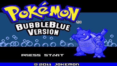 Pokemon BubbleBlue - GBA Hack ROM, Completed Hack ROM with all legendary gen 2 pokemon catchable