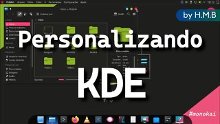 Como personalizar KDE neon - Tema Monokai