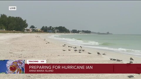 Michael Paluska in Manatee County | Anna Maria Island residents prepare ahead of Hurricane Ian.