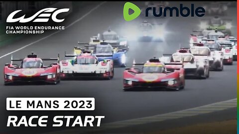 Race Start I 2023 24 Hours of Le Mans I FIA WEC