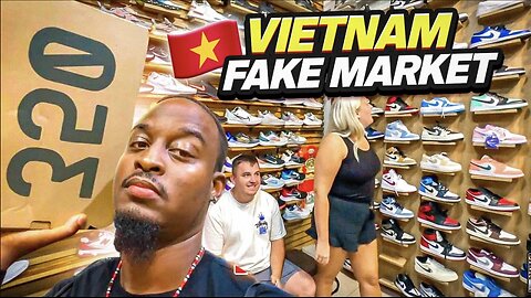 Vietnam 🇻🇳 Fake Market Spree /Replica Yeezy Secret Backroom Store BEN THANH MARKET Ho Chi Minh City