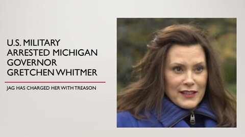 u.s. Military Arrests Gretchen Whitmer for Treason