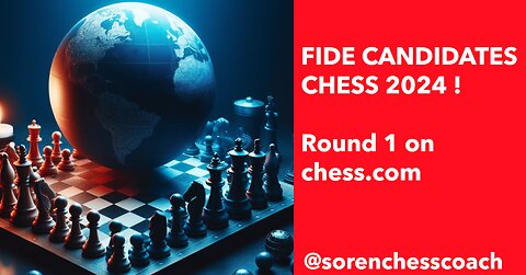 Excerpt from my Live coverage of FIDE 2024 Candidates, Round 1 !