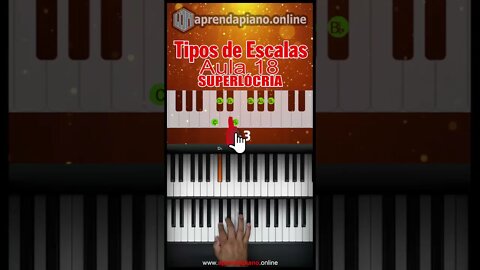 TIPOS DE ESCALAS 18 - ESCALA SUPERLÓCRIA - #Shorts