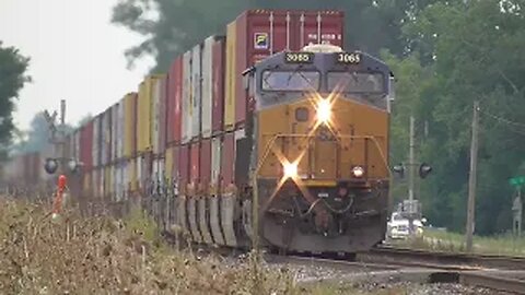 CSX I169 Intermodal Double-Stack Train from Bascom, Ohio July 24, 2022