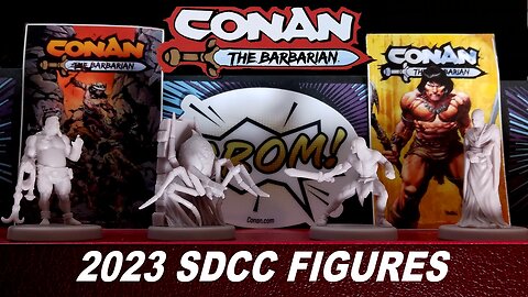 San Diego Comic Con 2023 Conan the Barbarian Figures Giveaway From Titan Comics