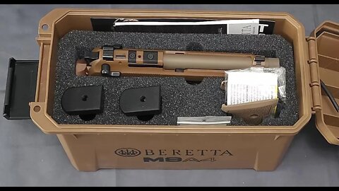 Beretta M9A4 Pistol- Unboxing and Tabletop Review