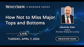 How Not to Miss Major Tops & Bottoms | Dr. Alexander Elder