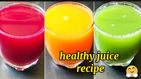 3 Healthy Juice Recipe 😋 By Chef Shaheena