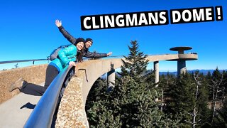 Hiking to Clingmans Dome - the Highest Point in the Smoky Mountains! | SMNP