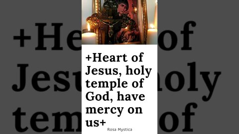 Heart of Jesus, holy temple of God, have mercy on us #SHORTS