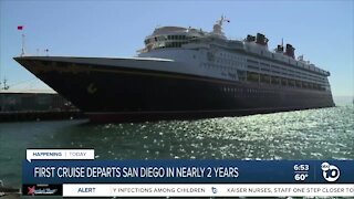 First cruise departs San Diego in nearly two years