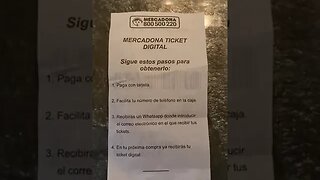 #Mercadona avisa a sus clientes del Ticket digital