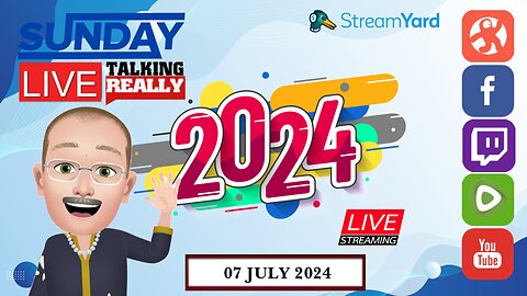 Sunday Live! 07 July 2024 | Talking Really Channel | Live on Rumble