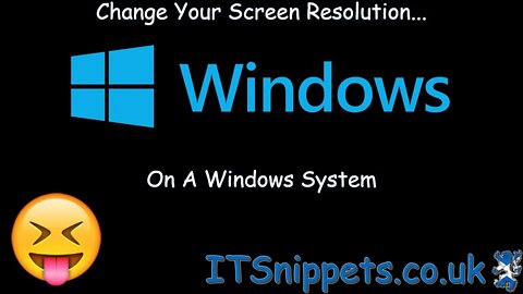 How To CHANGE Your Screen Resolution On Windows 10! (@youtube, @ytcreators)