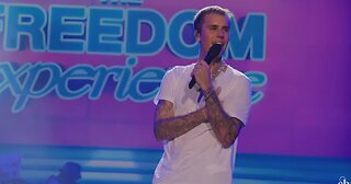 Justin Bieber witnesses Jesus - "Jesus changed my life" he says infront of thousands of young people