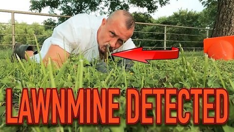 Clearing LAWNMINES AND BOOBY TRAPS! | Lawn Prep 101