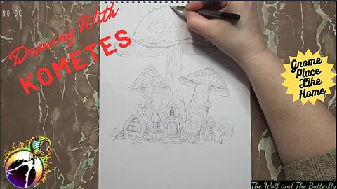 Mind-Blowing Gnome's Home Drawing Timelapse! You Won't Believe Your Eyes! 😱🔥 #ViralArt #GnomeHouse