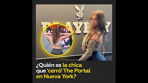 ¿Quién es la chica que mostró los pechos en el Portal de Nueva York?