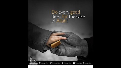Good deeds continue with you in this world and hereafter.
