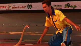 Man Tries To Kiss Cobra