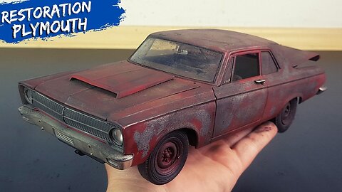 Restoration Abandoned Plymouth Belvedere Model Car