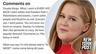 Amy Schumer pushes back after backlash over Israeli-Palestinian conflict comments