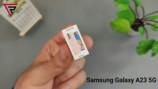Samsung galaxy a23 5g unboxing miniature phone