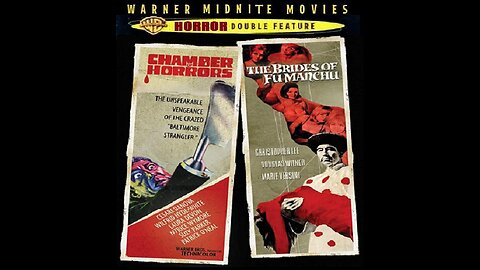 CHAMBER OF HORRORS 1966 & THE BRIDES OF FU MANCHU 1966 Maniacal Madmen DOUBLE FEATURE