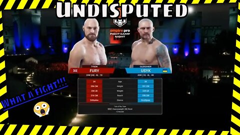 Undisputed | Tyson Fury vs Oleksandr Usyk | Simulated Match | Part 1