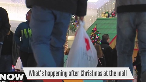 What's happening at the malls on the day after Christmas