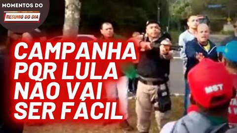 PM ameaça manifestantes em JF a espera de Lula | Momentos