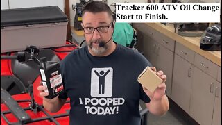 Tracker 600 ATV Oil Change