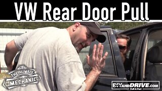 How To Remove A VW Rear Door ~ Salvage Yard Tips