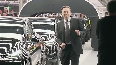 Watch: Elon Musk Dances Again at Tesla Factory Opening #elonemusk #elone #tesla