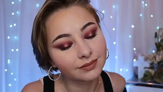 Cranberry Red Halo Fall Eyeshadow Look | Dramatic Red Fall Eyeshadow Look w/ Colourpop Play It Jewel