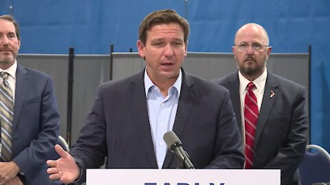 Gov. Ron DeSantis announces monoclonal antibody treatment site at West Gate Park near West Palm Beach